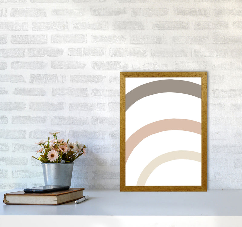 Inspired Rainbow Stripes Art Print by Pixy Paper A3 Print Only