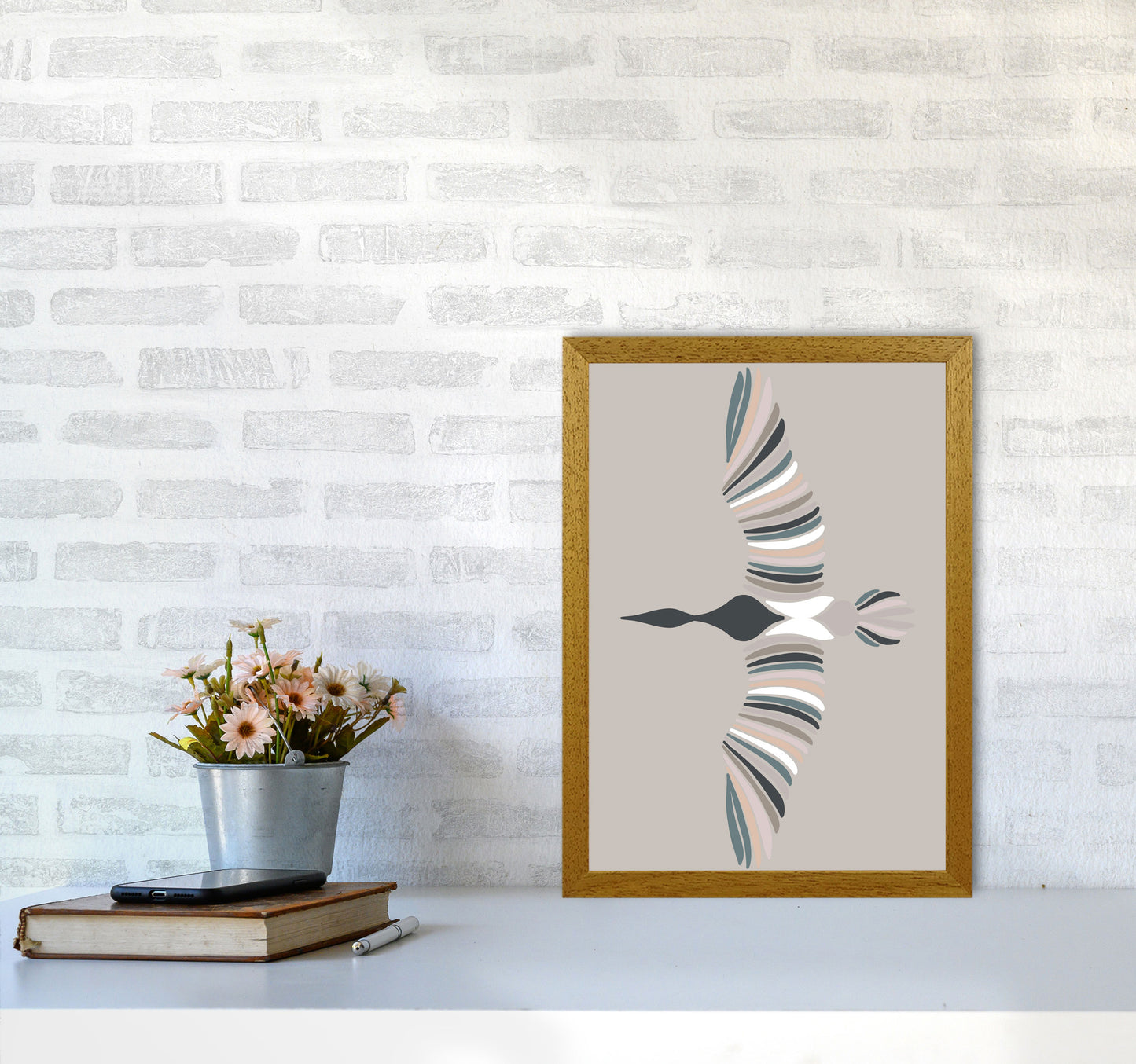 Inspired Bird Art Print by Pixy Paper A3 Print Only