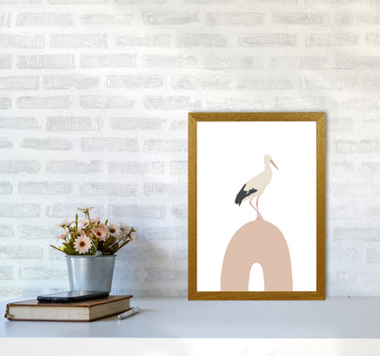 Inspired Bird on Rainbow Art Print by Pixy Paper A3 Print Only