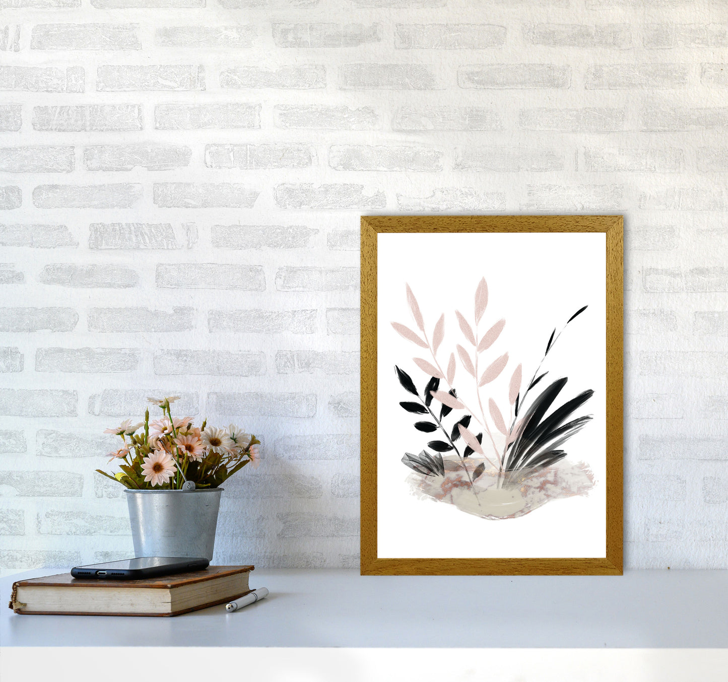 Delicate Floral 05 Art Print by Pixy Paper A3 Print Only