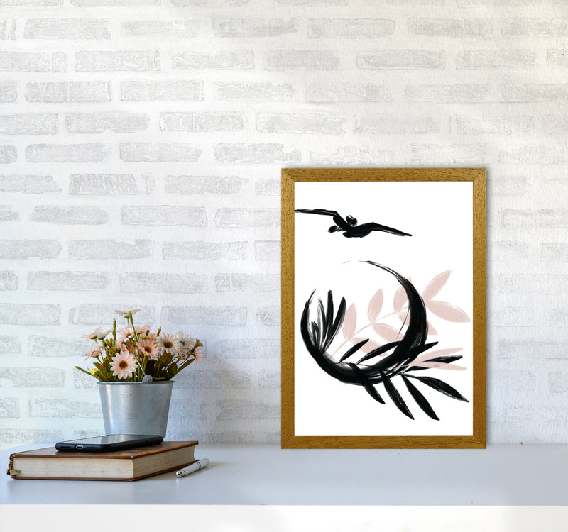 Delicate Floral Moon 08 Art Print by Pixy Paper A3 Print Only