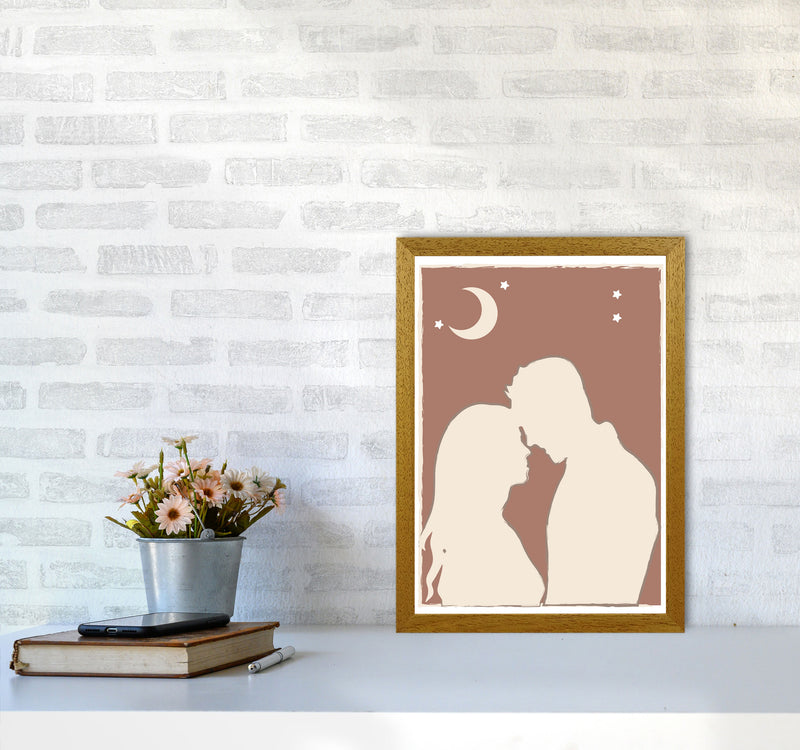 Autumn Lovers abstract Art Print by Pixy Paper A3 Print Only