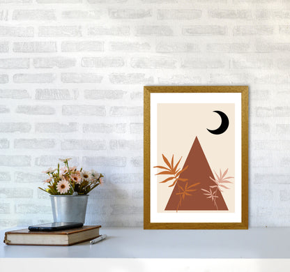 Autumn Maple abstract Art Print by Pixy Paper A3 Print Only