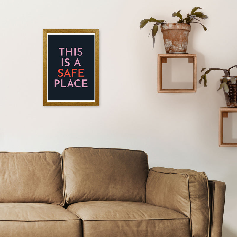 This is a Safe Place Art Print by Pixy Paper A3 Print Only