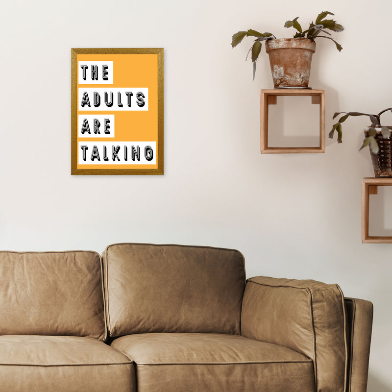 The Adults Are Talking Art Print by Pixy Paper A3 Print Only