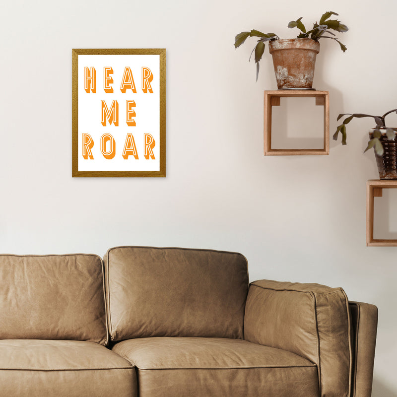 Hear Me Roar Art Print by Pixy Paper A3 Print Only