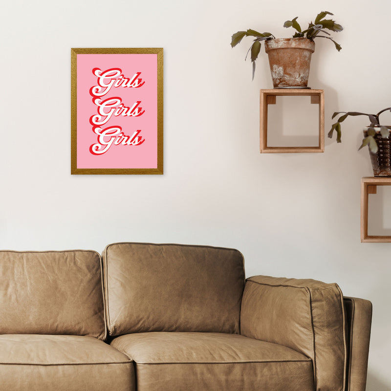 Girls Girls Girls Art Print by Pixy Paper A3 Print Only