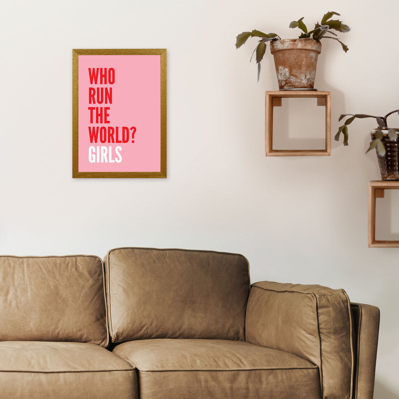 Who Run The World? Girls Art Print by Pixy Paper A3 Print Only