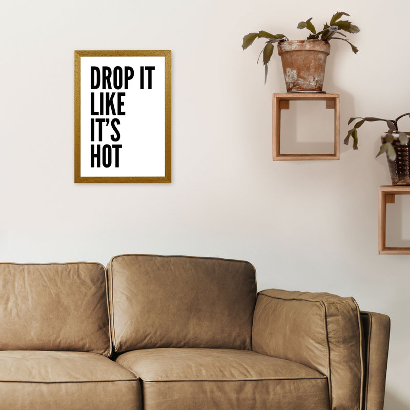 Drop It Like It's Hot Art Print by Pixy Paper A3 Print Only