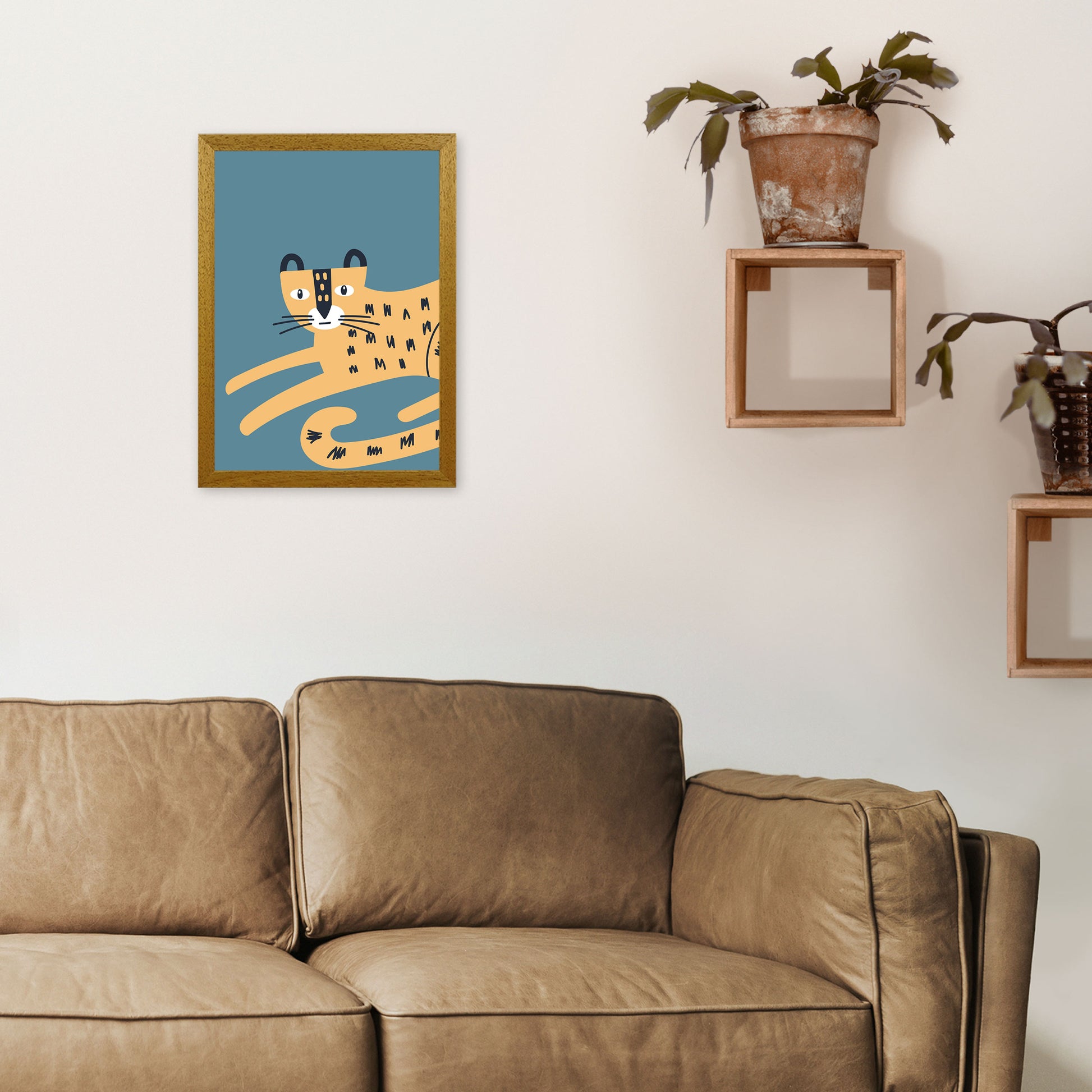 Wild animal Neutral kids Art Print by Pixy Paper A3 Print Only