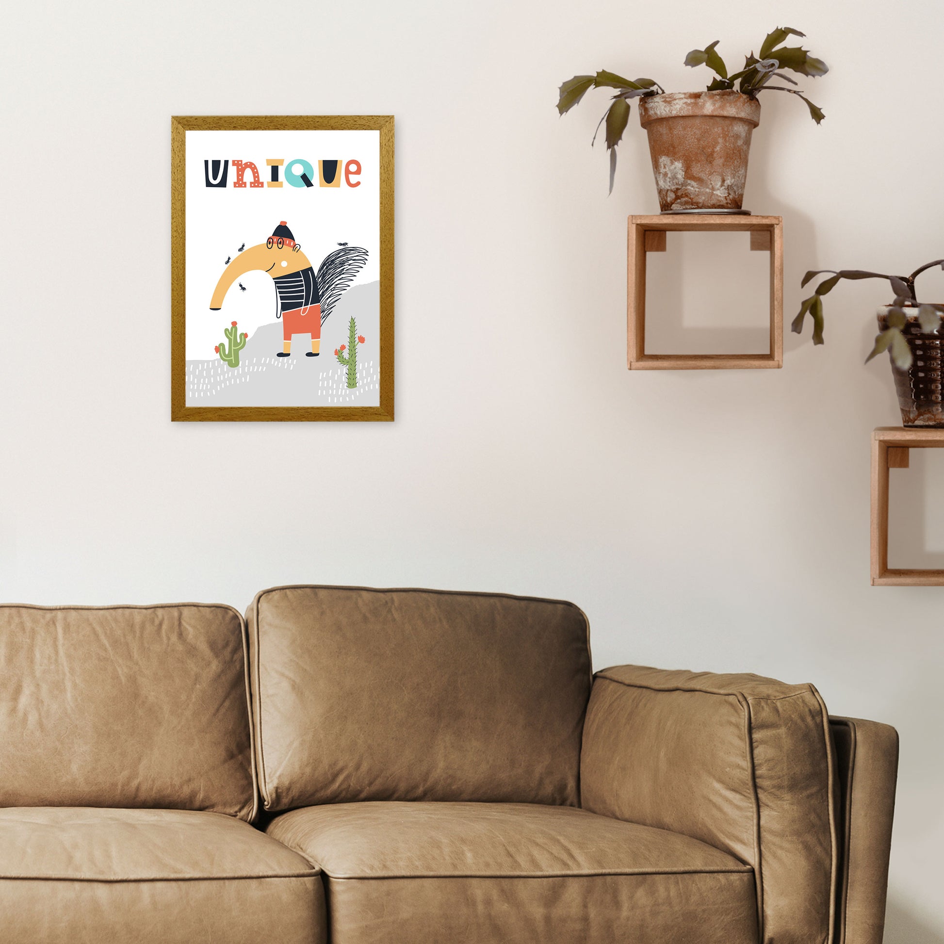 Unique animal Art Print by Pixy Paper A3 Print Only