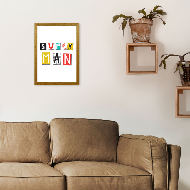 Super man Art Print by Pixy Paper A3 Print Only