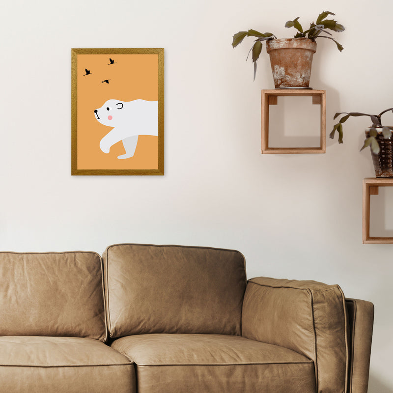 Polar bear Neutral kids Art Print by Pixy Paper A3 Print Only