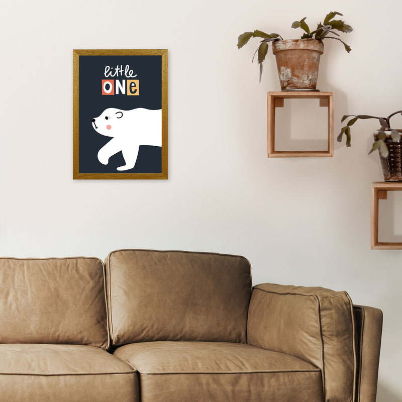 Little one polar bear Art Print by Pixy Paper A3 Print Only