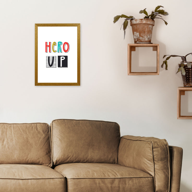 Hero up Art Print by Pixy Paper A3 Print Only