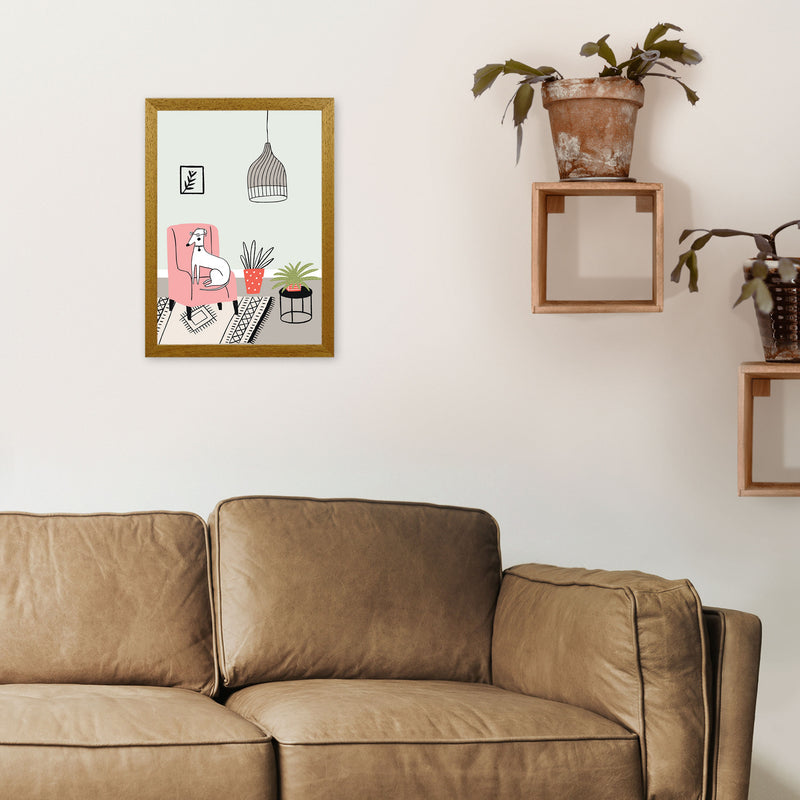 Posh Dog Art Print by Pixy Paper A3 Print Only