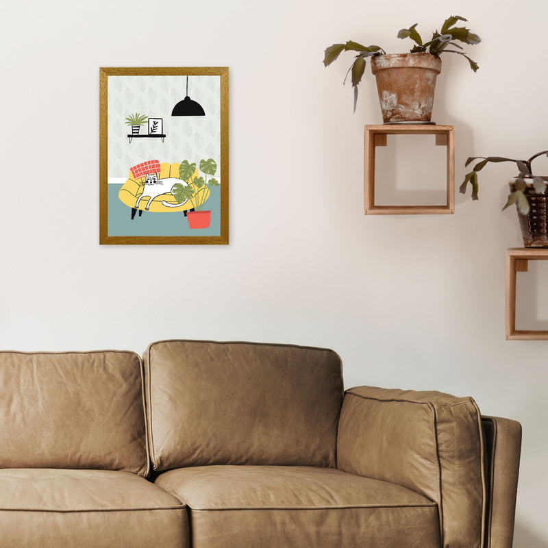 It's A Cat Life Art Print by Pixy Paper A3 Print Only