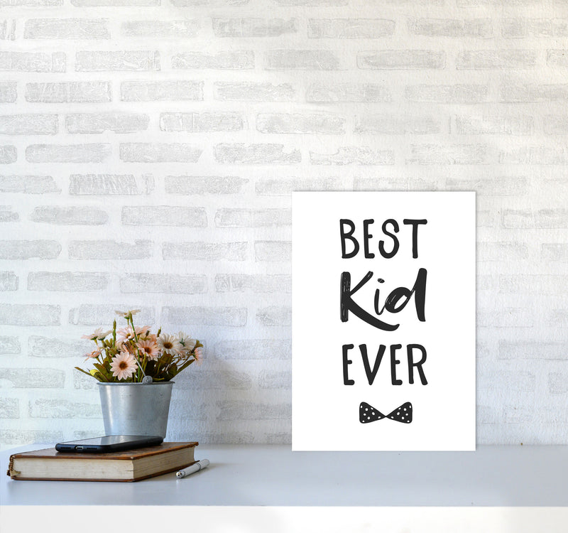 Best Kid Ever Black Framed Nursey Wall Art Print A3 Black Frame