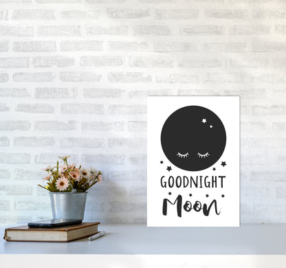 Goodnight Moon Black Framed Nursey Wall Art Print A3 Black Frame
