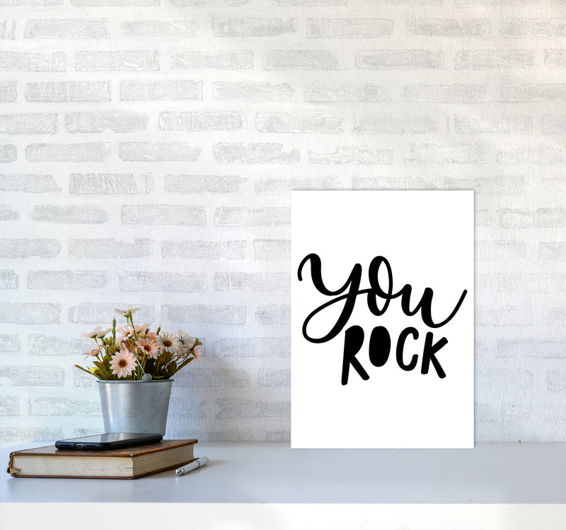 You Rock Modern Print A3 Black Frame