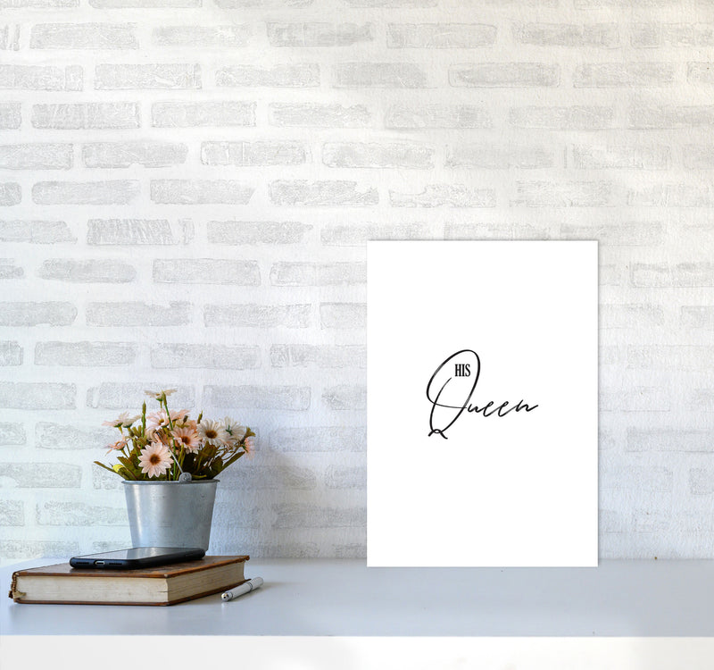 The Queen Modern Print A3 Black Frame