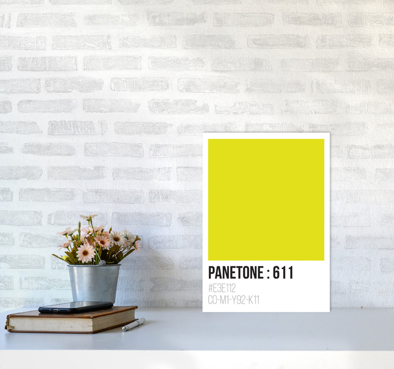 Panetone Colours 611 Modern Print A3 Black Frame