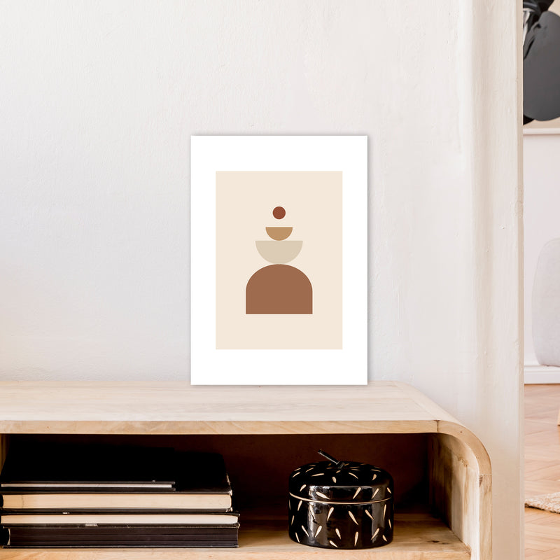 Mica Sand N23  Art Print by Pixy Paper A3 Black Frame