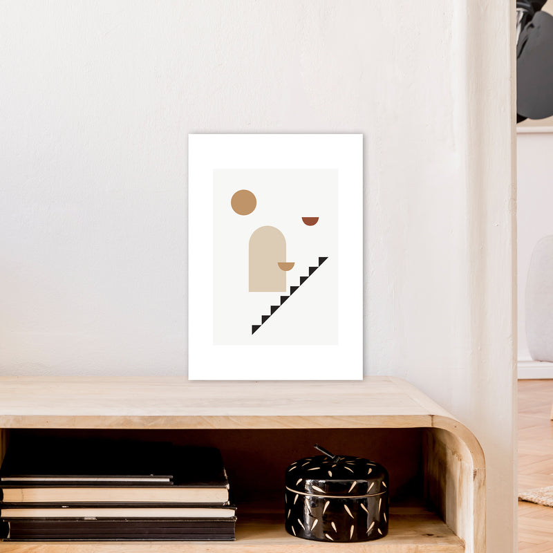 Mica Sand N26  Art Print by Pixy Paper A3 Black Frame