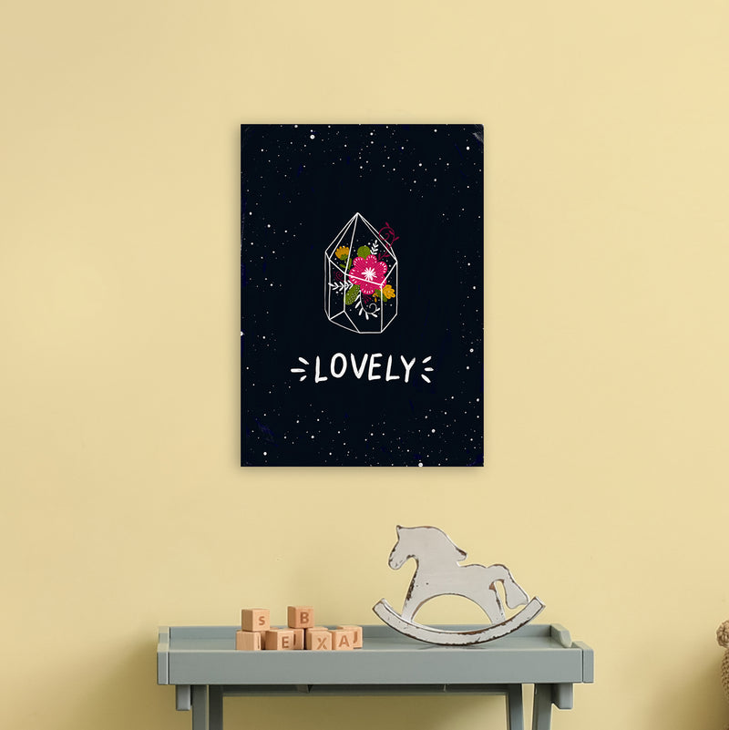 Lovely Night Sky  Art Print by Pixy Paper A3 Black Frame