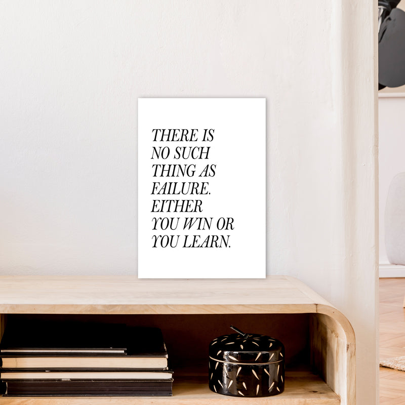 There Is No Such Thing  Art Print by Pixy Paper A3 Black Frame