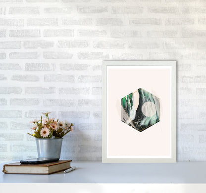 Random Geo Styles 1 Modern Print A3 Oak Frame