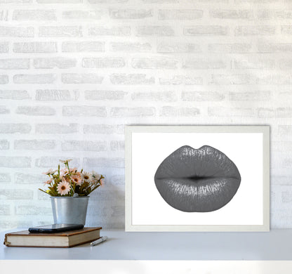 Lips Modern Print A3 Oak Frame