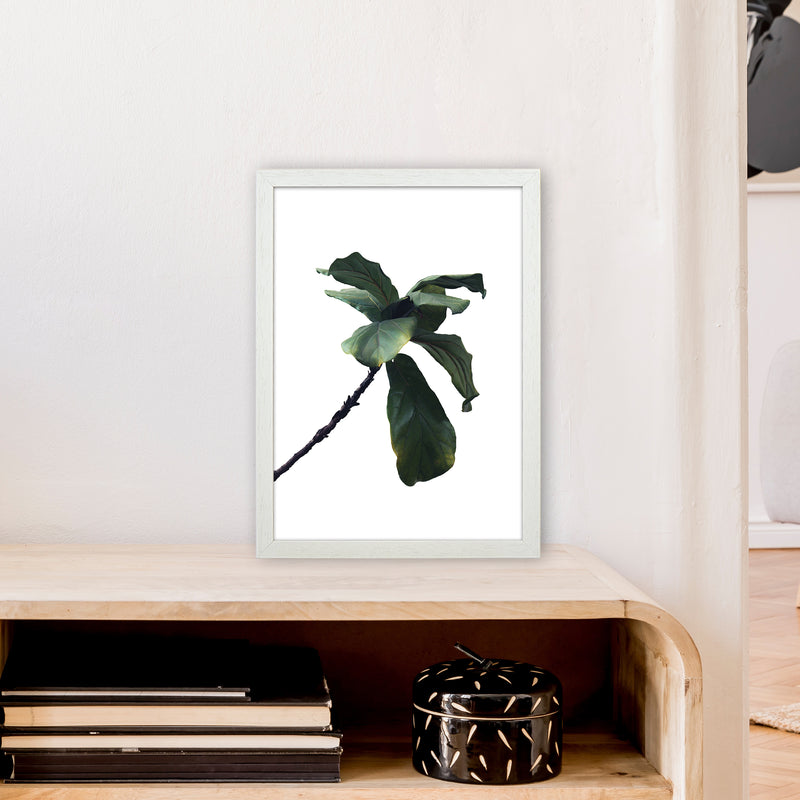 Plant Head Part Two  Art Print by Pixy Paper A3 Oak Frame