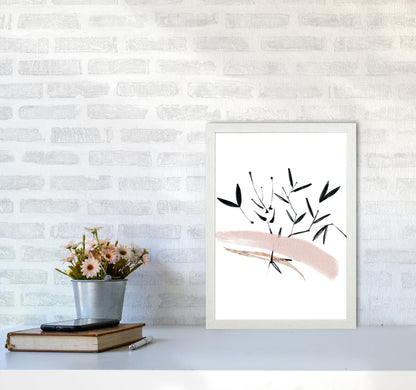 Delicate Floral 06 Art Print by Pixy Paper A3 Oak Frame