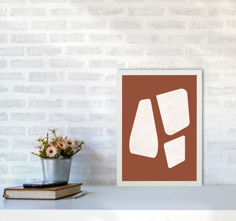 Autumn Luane abstract Art Print by Pixy Paper A3 Oak Frame