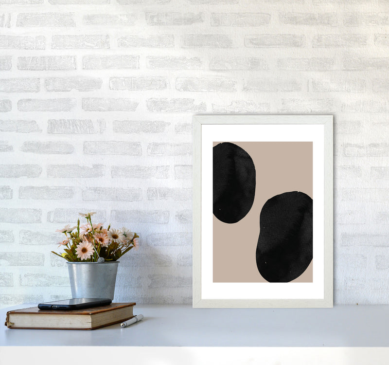 Autumn Alice abstract Art Print by Pixy Paper A3 Oak Frame
