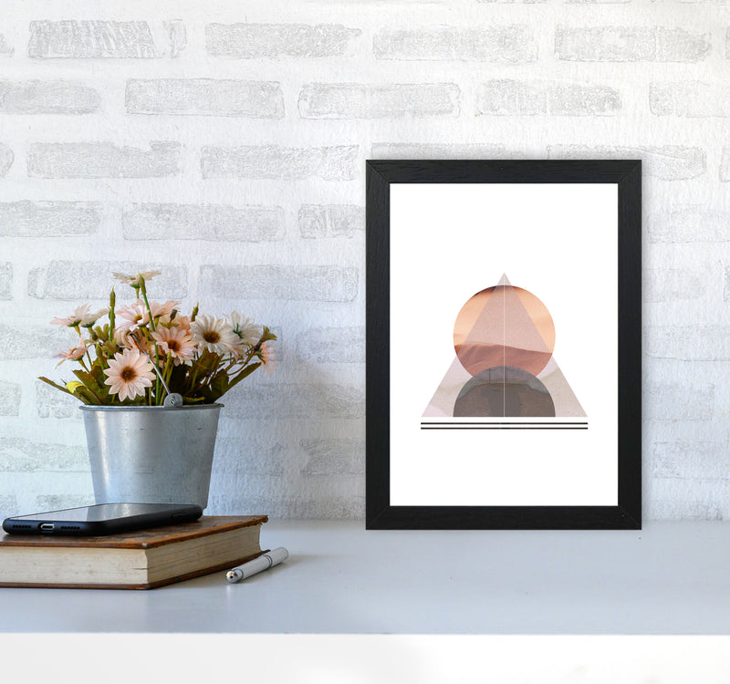 Abstract Sandstorm 2 Modern Print A4 White Frame
