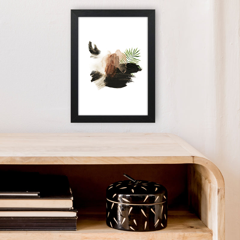 Exotic Abstract Shapes  Art Print by Pixy Paper A4 White Frame