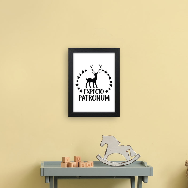 Expecto Patronum  Art Print by Pixy Paper A4 White Frame
