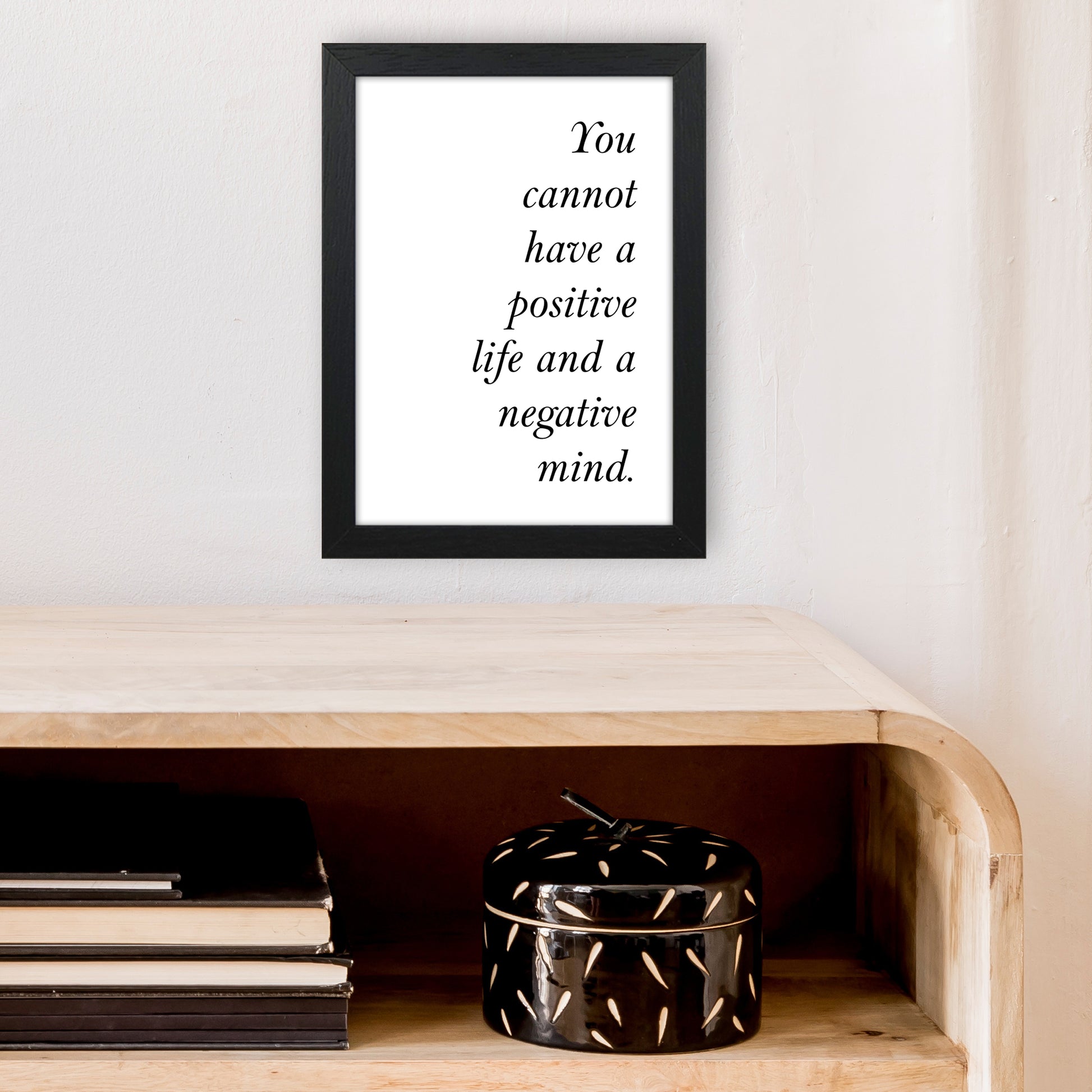 You Cannot Have  Art Print by Pixy Paper A4 White Frame