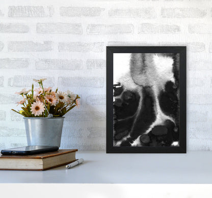 Majestic Monochrome Watercolour 20 Art Print by Pixy Paper A4 White Frame