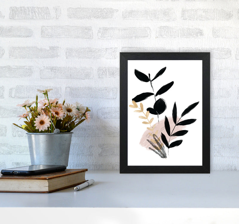 Delicate Floral 01 Art Print by Pixy Paper A4 White Frame