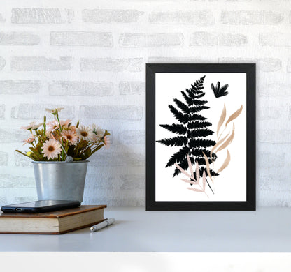 Delicate Floral 07 Art Print by Pixy Paper A4 White Frame