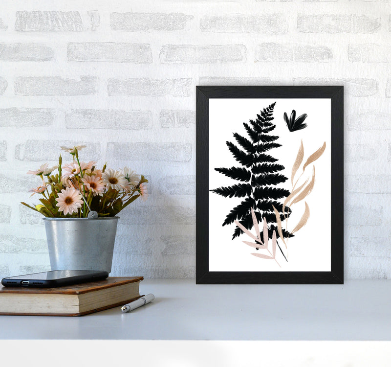 Delicate Floral 07 Art Print by Pixy Paper A4 White Frame