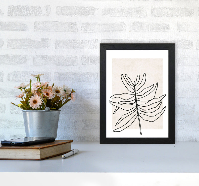 Autumn Wispa abstract Art Print by Pixy Paper A4 White Frame