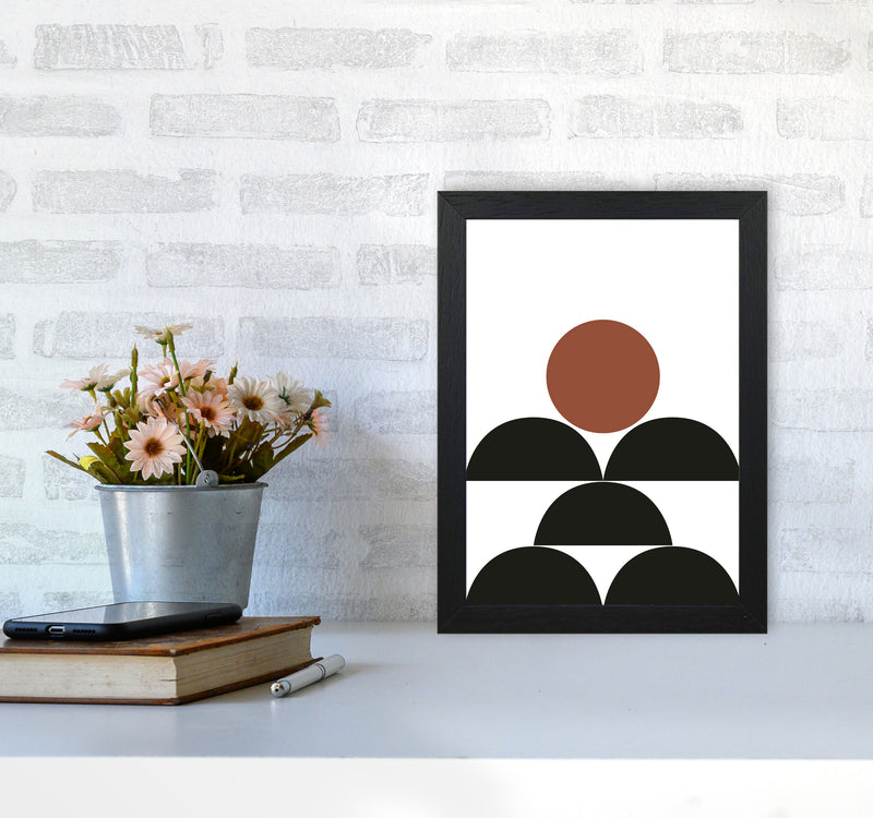 Autumn Jessica abstract Art Print by Pixy Paper A4 White Frame