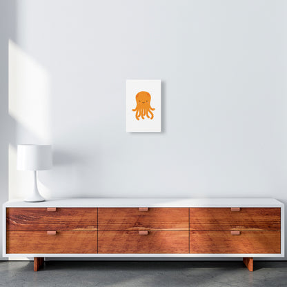Children&#39;s Animals, Octopus Modern Print A4 Canvas