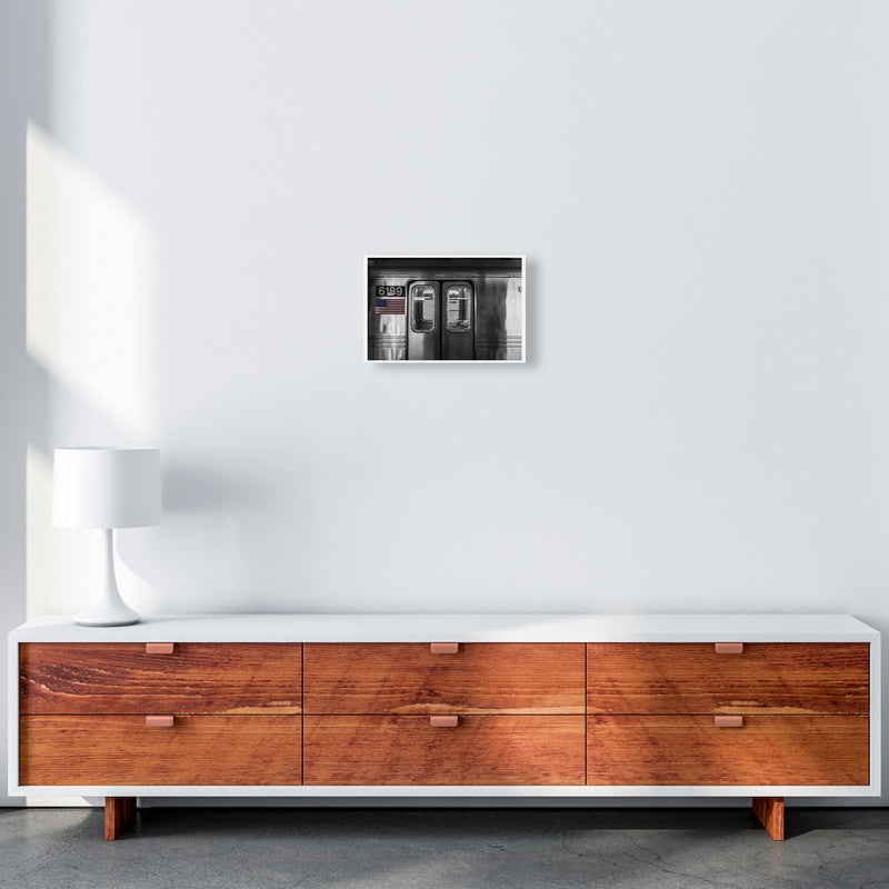 Vintage USA Subway Modern Print A4 Canvas