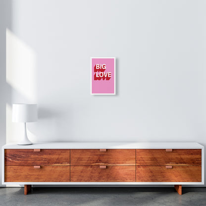 Big Love Shadow  Art Print by Pixy Paper A4 Canvas