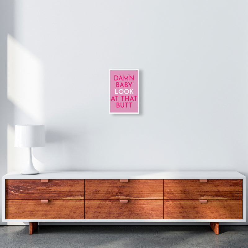 Damn Baby Art Print by Pixy Paper A4 Canvas